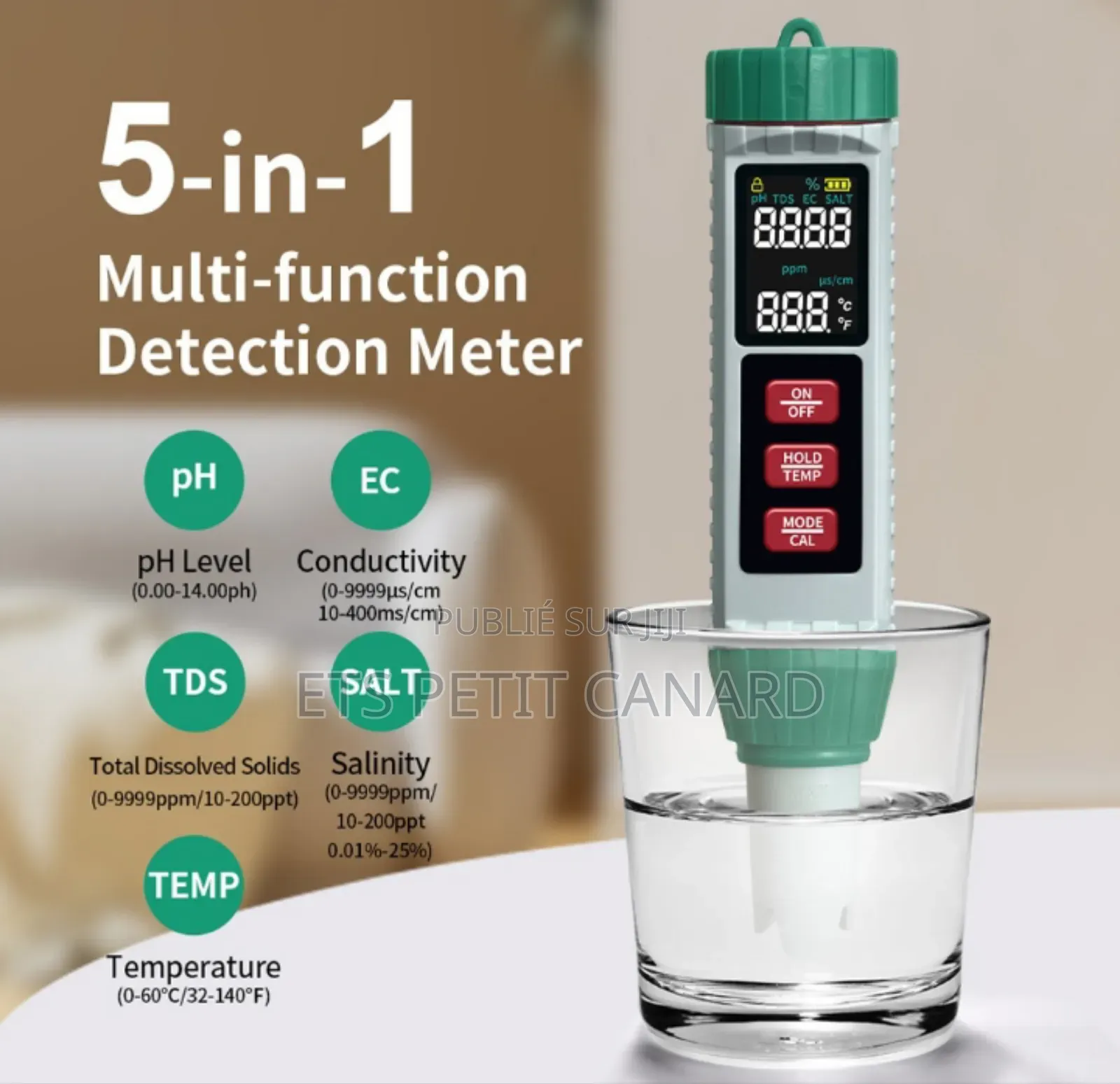 TDS Meter 5 in 1