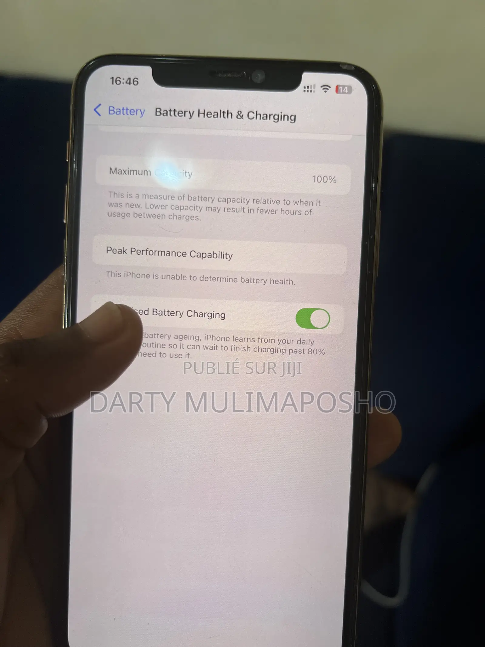Apple iPhone 11 Pro Max 256 GB Doré