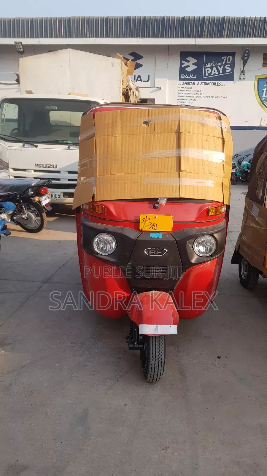 Nouveau Bajaj RE 2025 Jaune