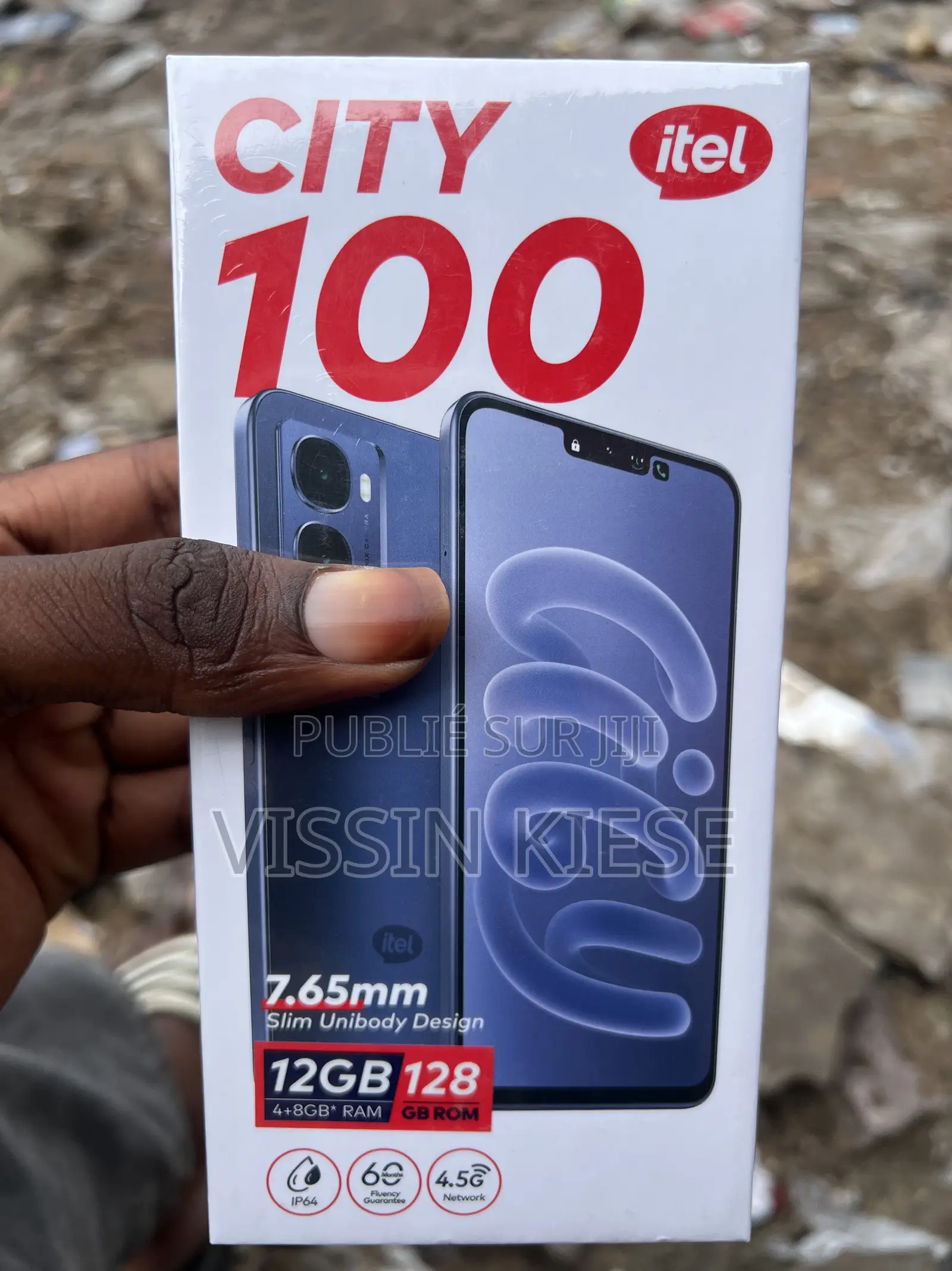 New Itel City 100 128 GB Doré