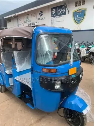 New Bajaj RE 2025 Blue