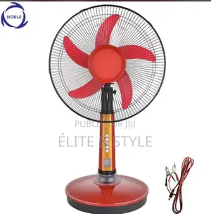 Ventilo Réchargeable Avec Panneau Et Batterie
