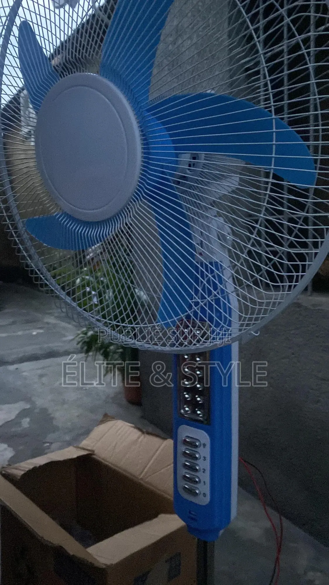 Ventilateur Rechargeable Avec Courant