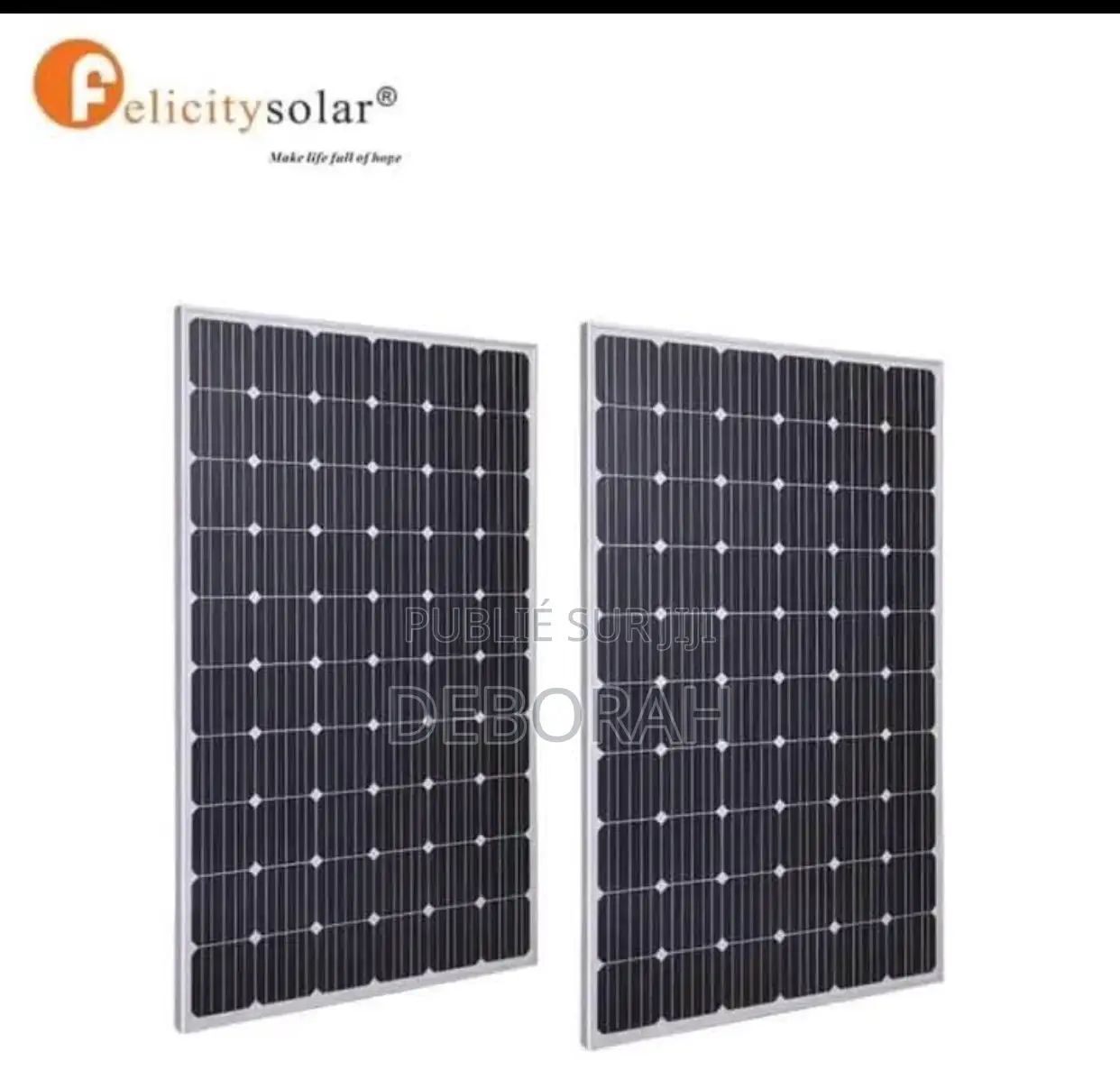 Ventilo Réchargeable Avec Panneau Et Batterie