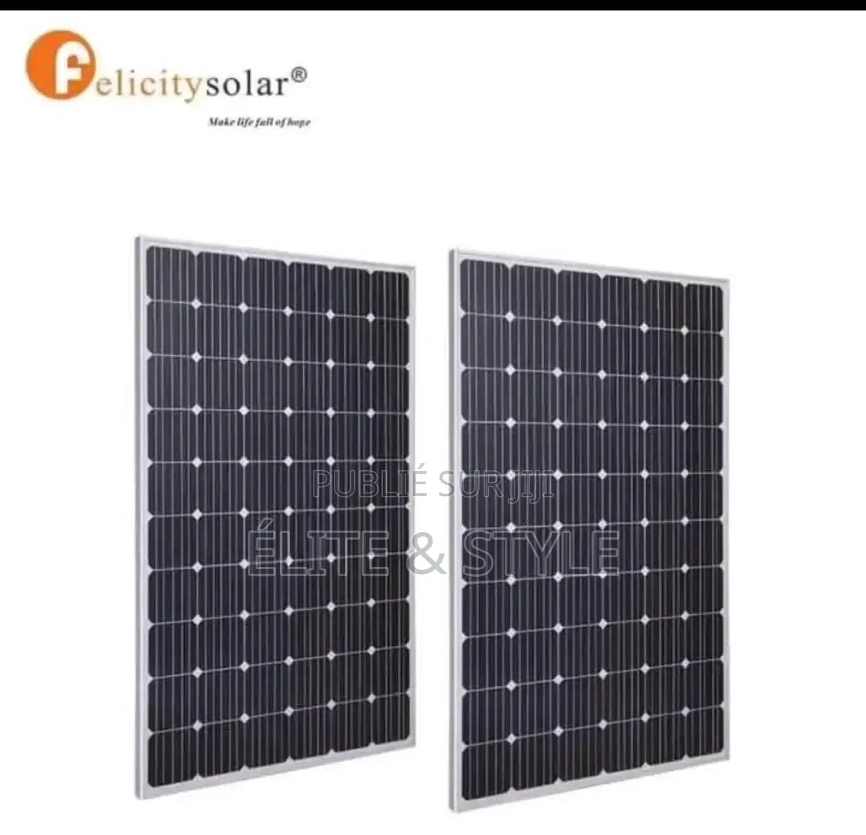 Ventilo Réchargeable Avec Panneau Et Batterie