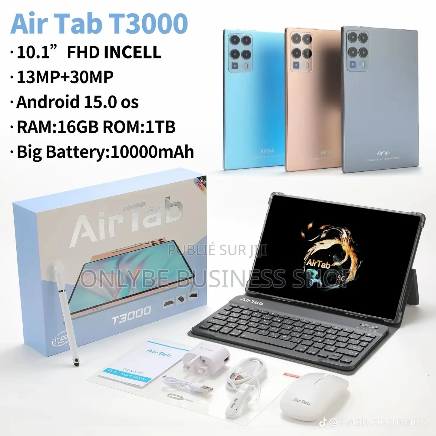 Neuf AirTab T3000 1 TB Noir