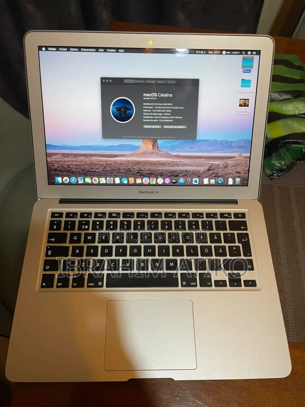 Ordinateur Portable 4GB Intel Core I7 SSD 60GB