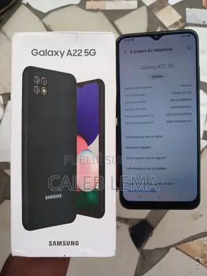 New Samsung Galaxy A22 5G 128 GB Black