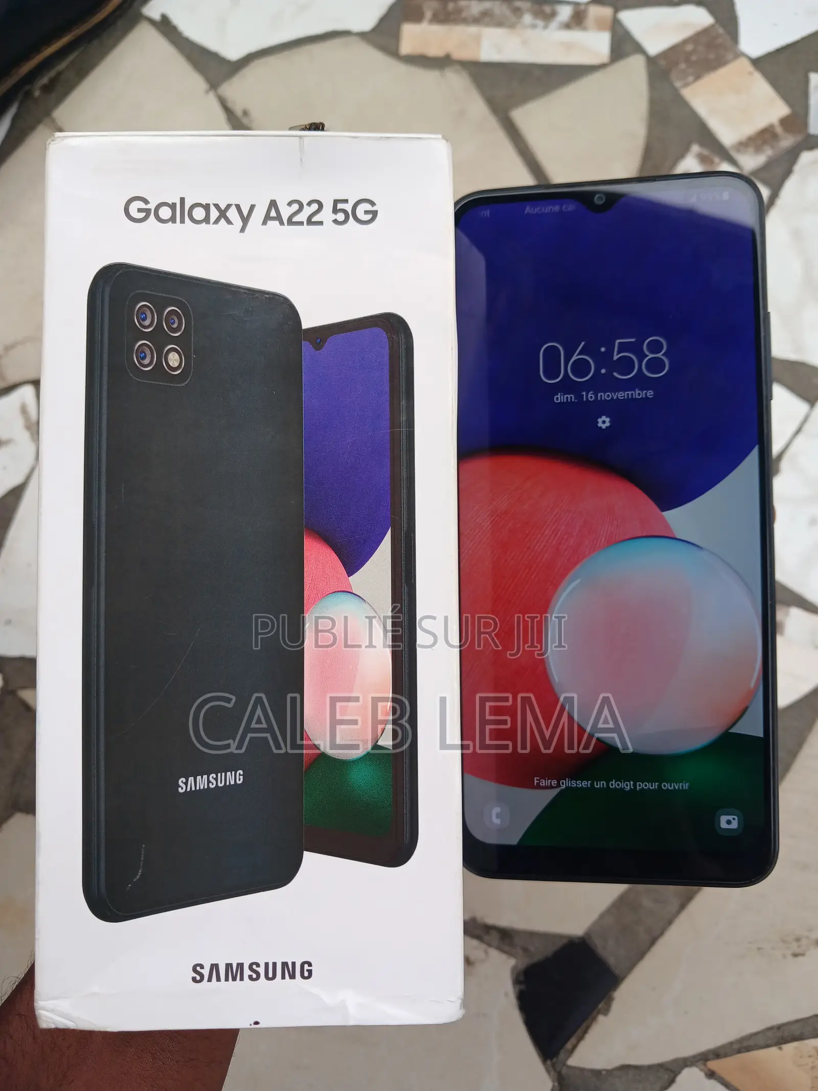 New Samsung Galaxy A22 5G 128 GB Black