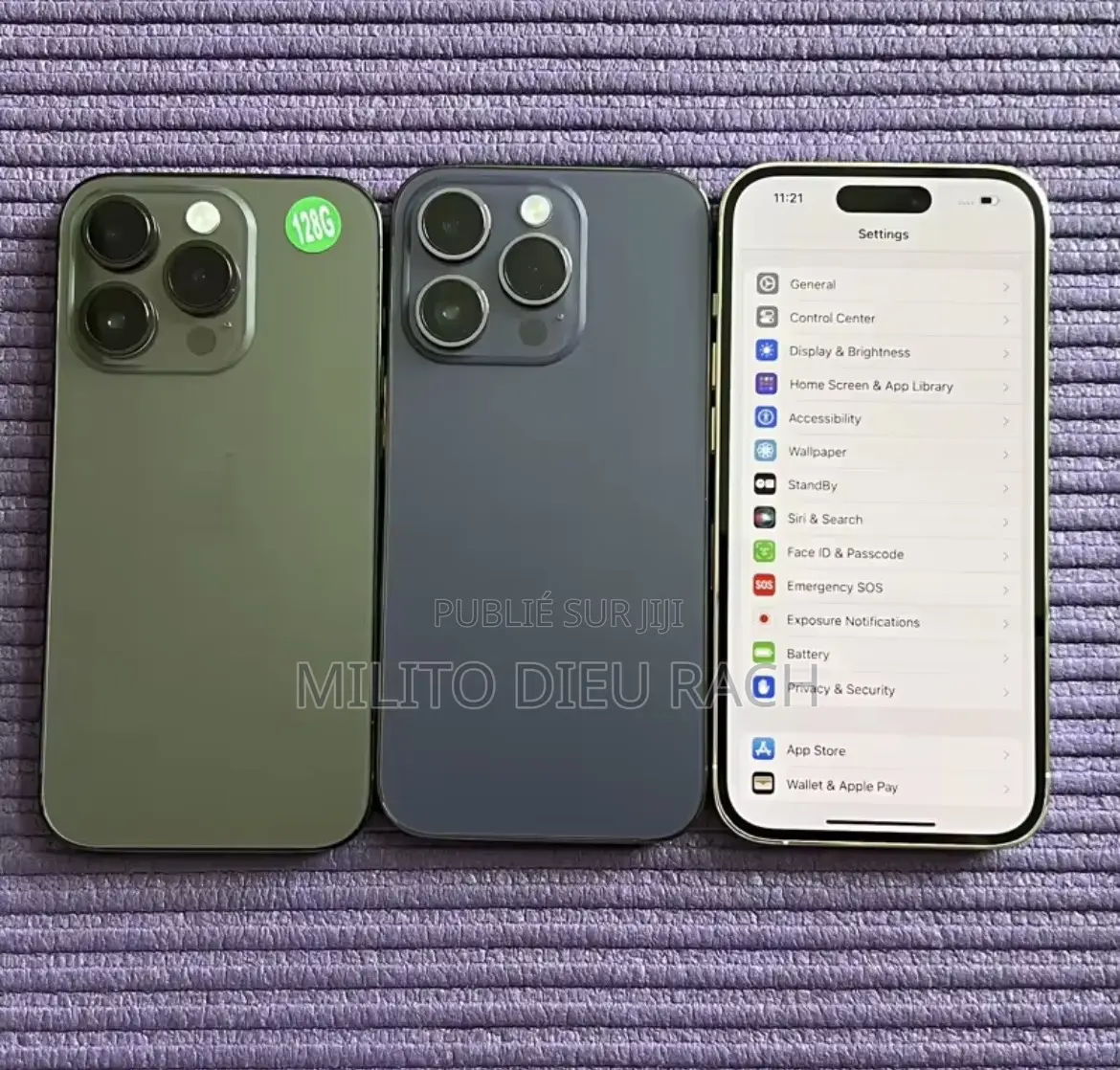 Nouveau Apple iPhone 15 512 GB Doré