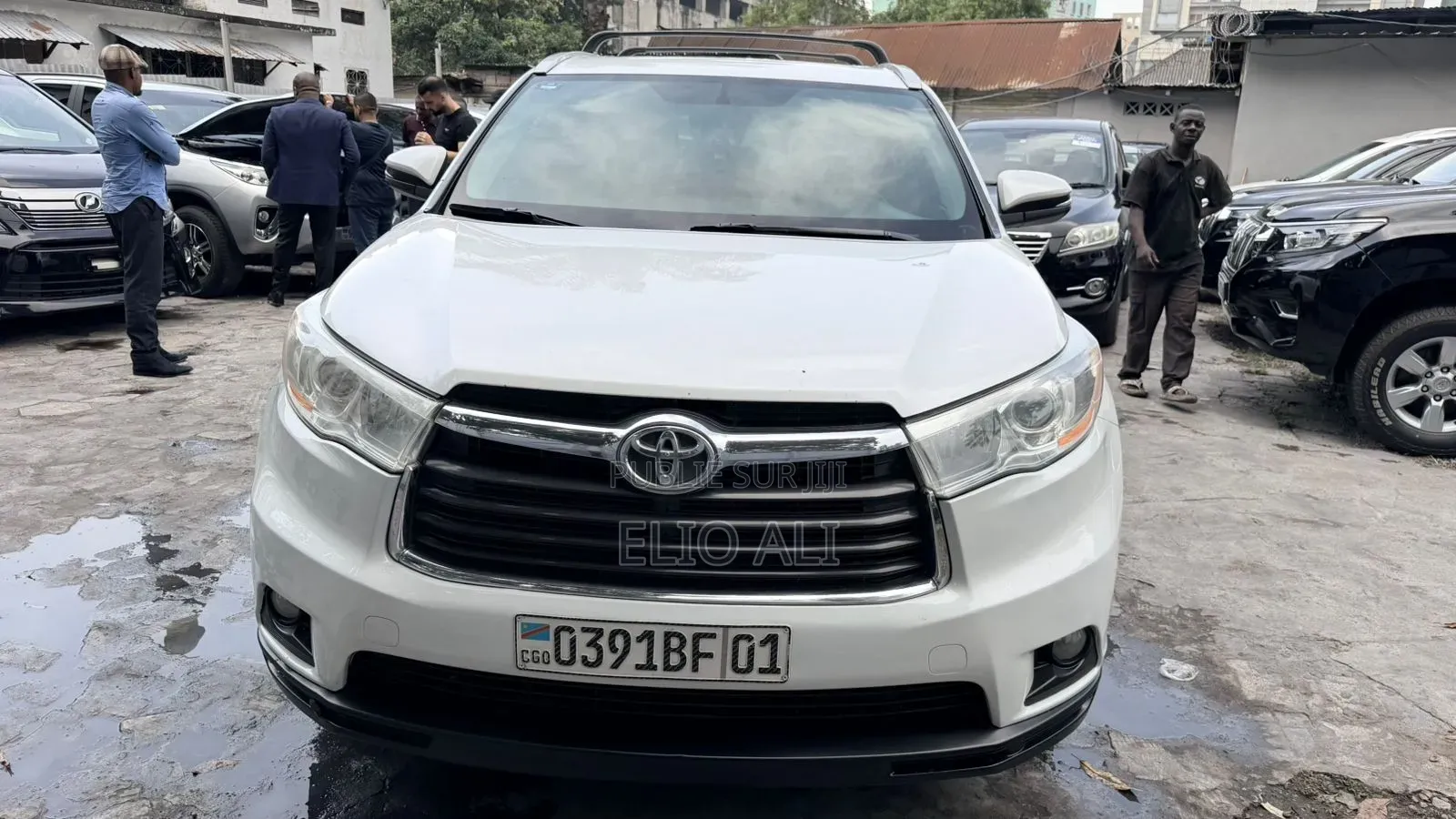 Toyota Highlander Hybrid XLE (3.5L 6cyl) 2017 Blanc