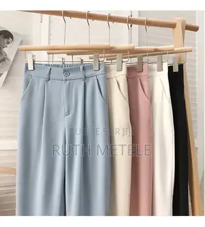 Pantalon en Tissu Pour Femme