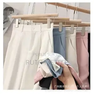 Pantalon en Tissu Pour Femme