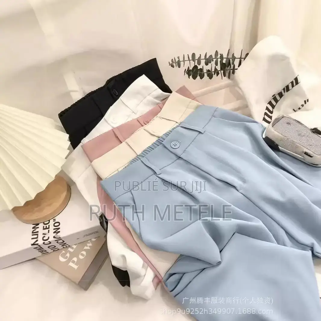 Pantalon en Tissu Pour Femme