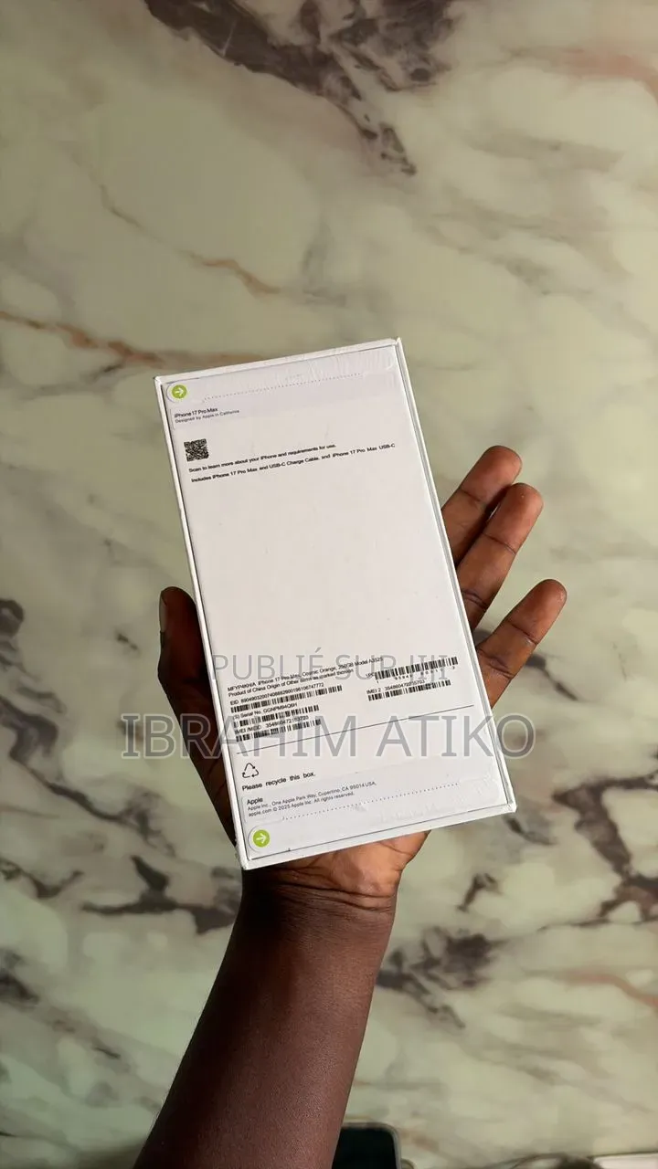 Nouveau Apple iPhone 17 Pro Max 256 GB Orange