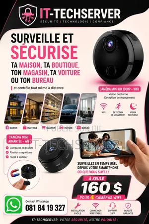Installation Des Mini Cameras De Surveillance