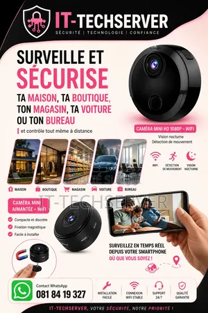 Installation Des Mini Cameras De Surveillance