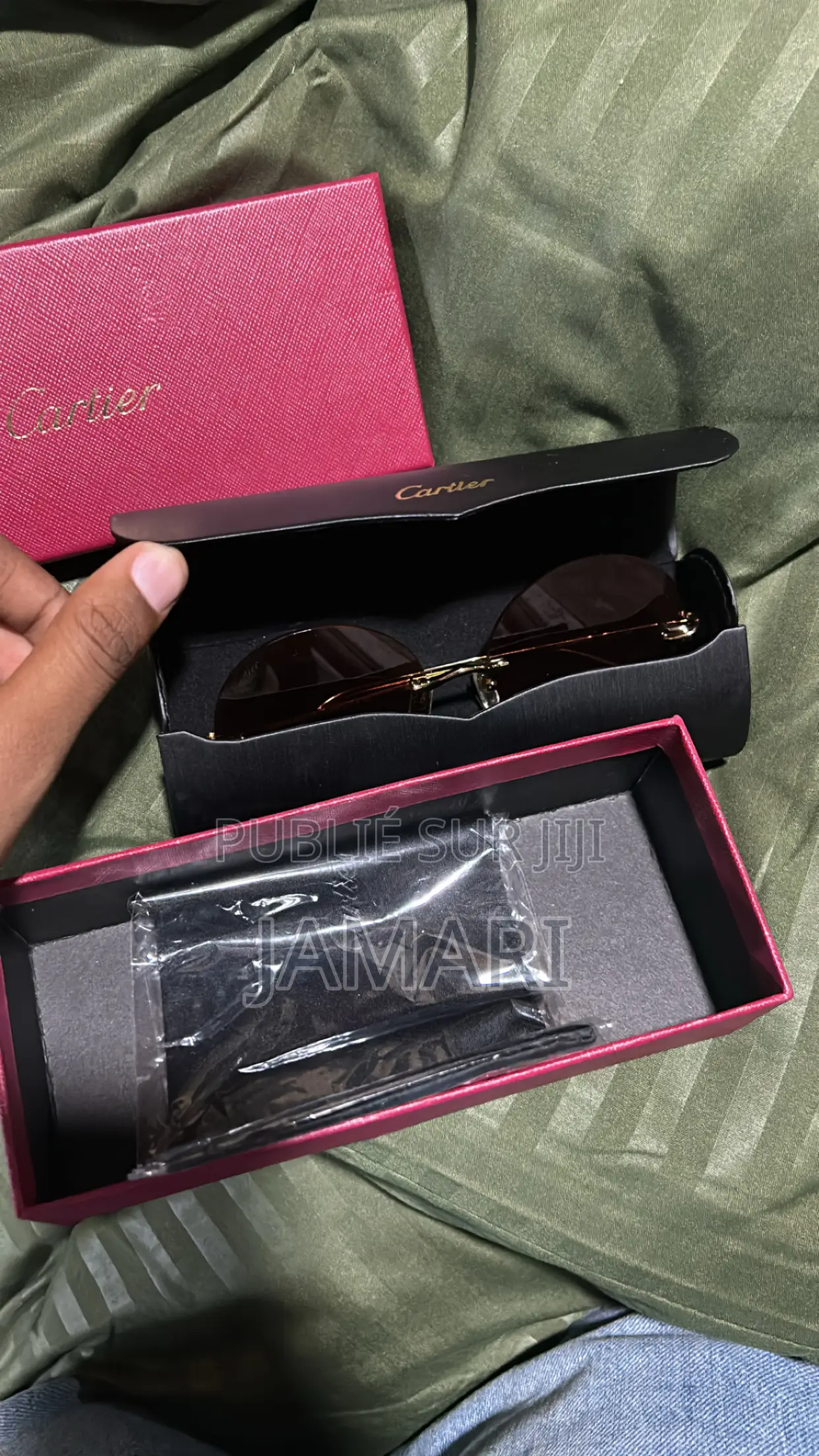 Lunettes Cartier Luxe Femme Avec Étui