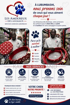 Les Amoureux Des Animaux Services Canin De Lubumbashi Et