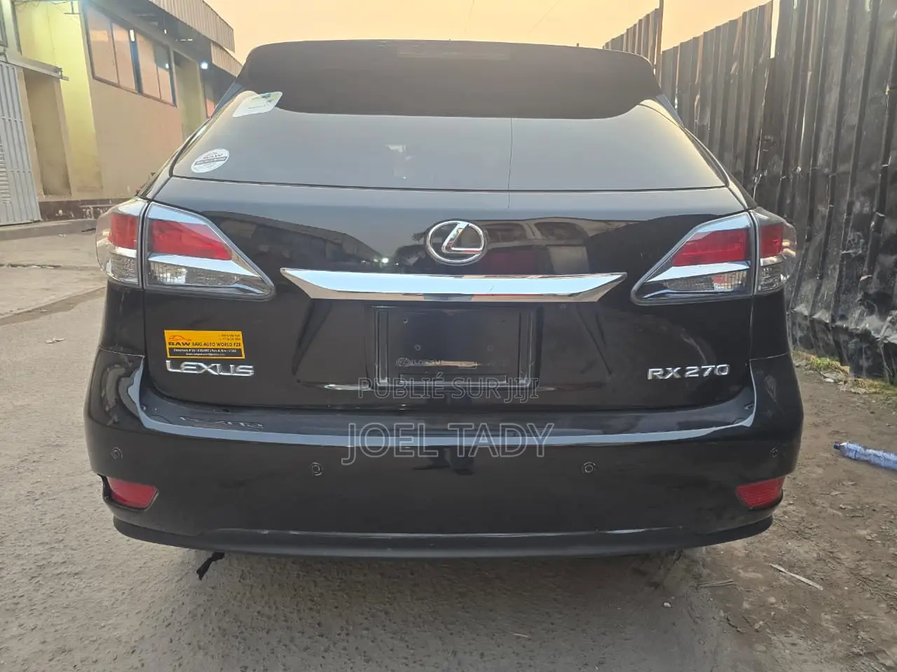 Lexus RX 2016 Noir
