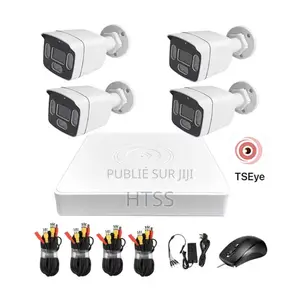 Kit De 4 Caméras De Surveillance Analogiques HD Avec Installation