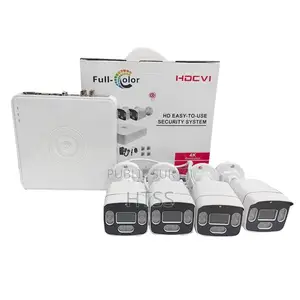 Kit De 4 Caméras De Surveillance Analogiques HD Avec Installation