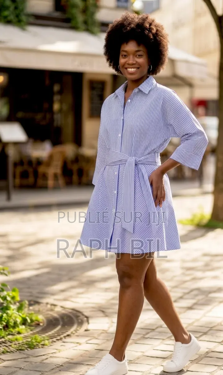 Robe Chemise Ceinturée