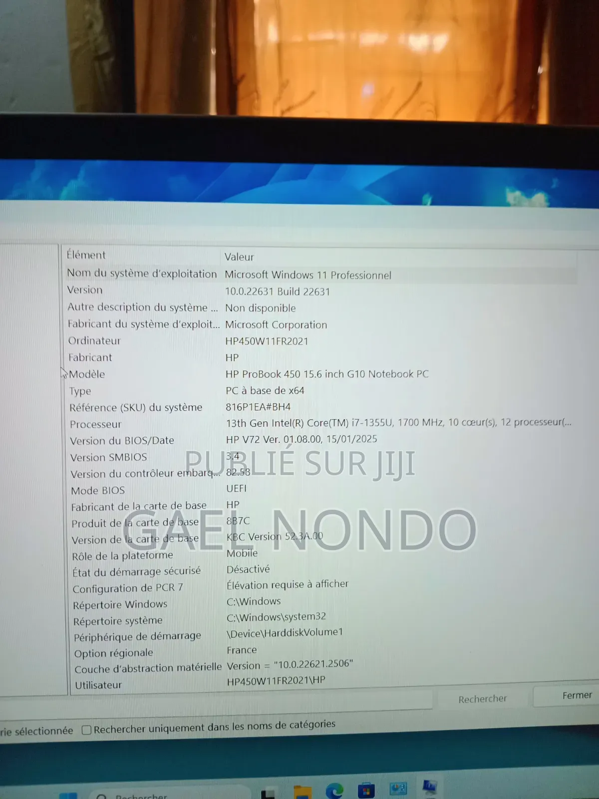 Nouveau Ordinateur portable HP ProBook 450 G0 8GB Intel Core i7 SSD 1T