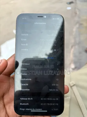 Pomme iPhone 12 Pro 256 GB Bleu