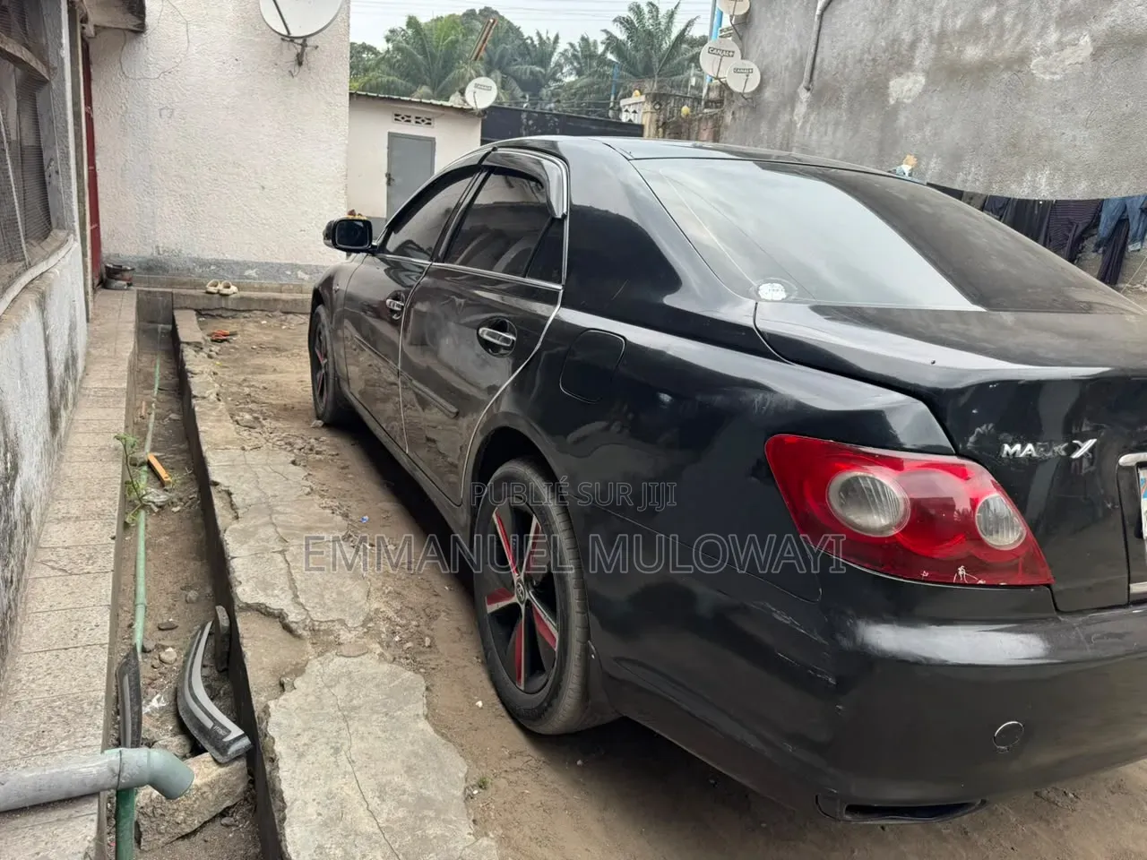 Toyota Mark X 2008 Noir