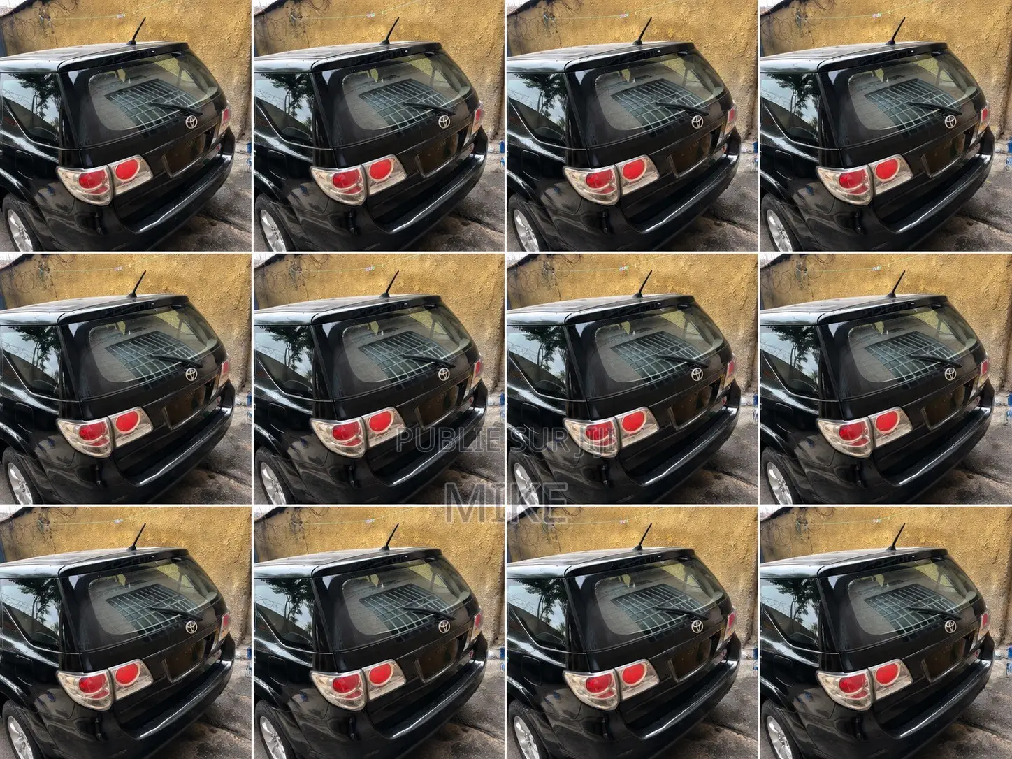Toyota Fortuner 2011 Noir