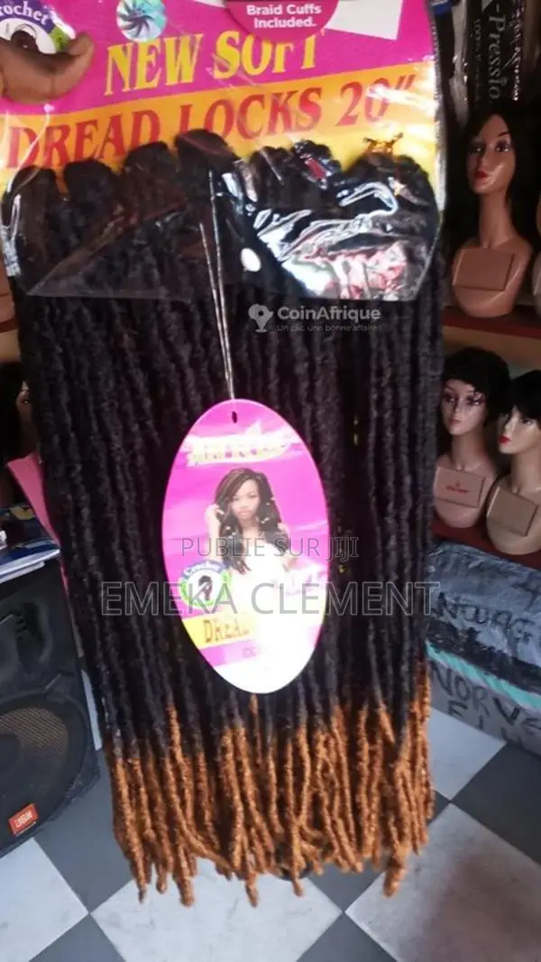 100% les locs de dread naturels au crochet