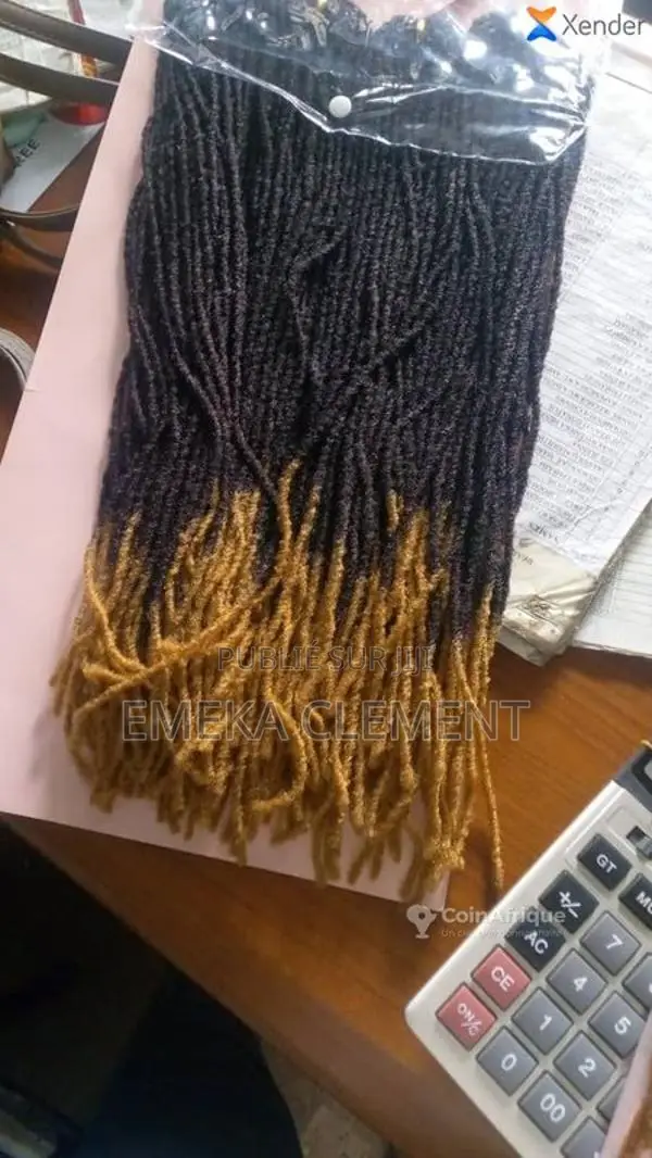 100% les locs de dread naturels au crochet