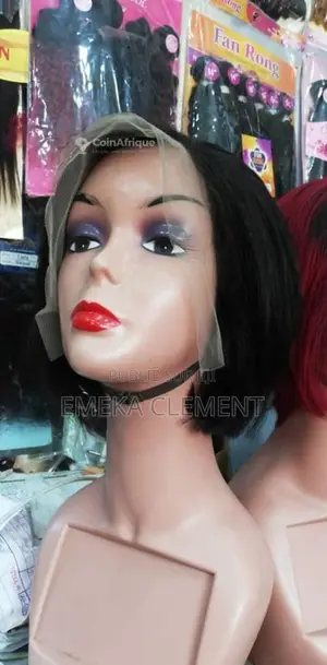 Photo - Perruque de cheveux humains naturels